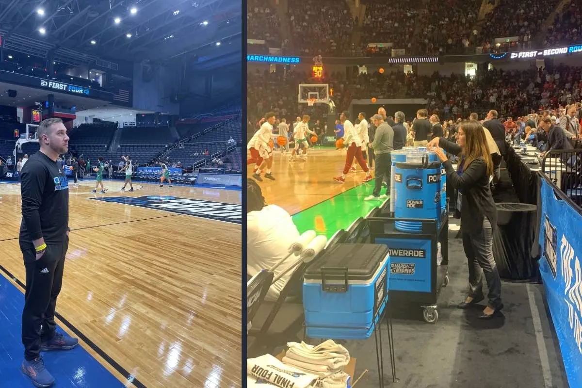 college basketball event medical and performance support environment