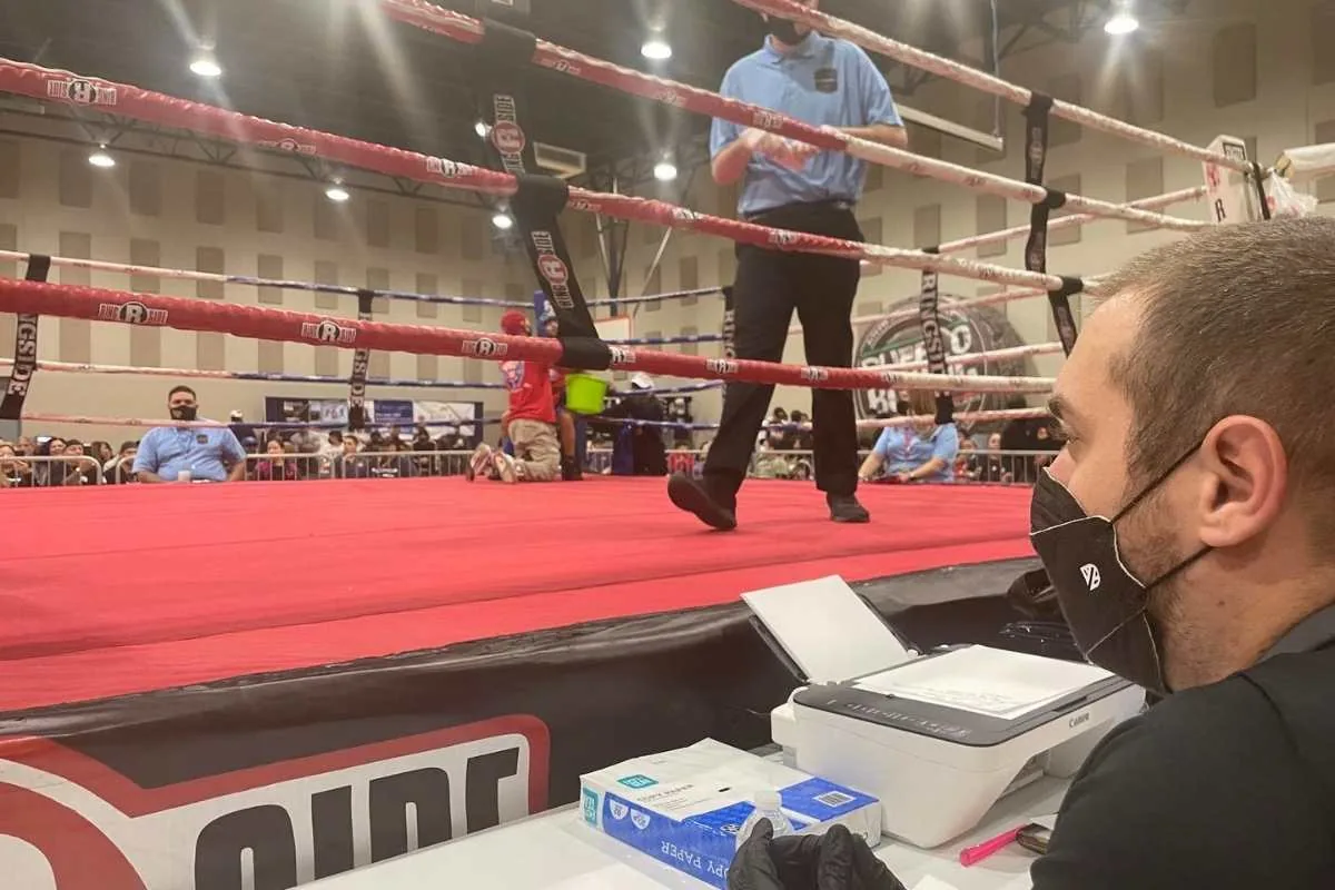 ringside sports medicine coverage in boxing