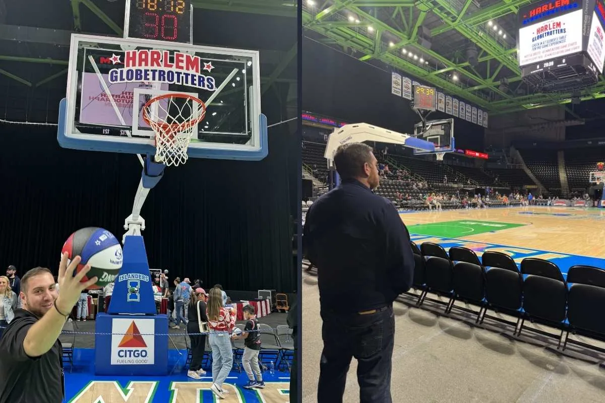 basketball event coverage environment