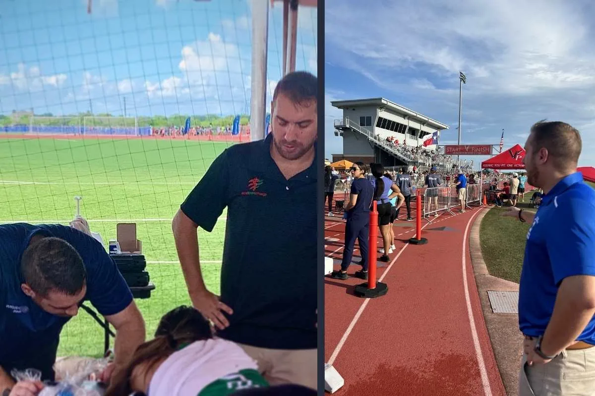 track and field and cross country mass event coverage environment